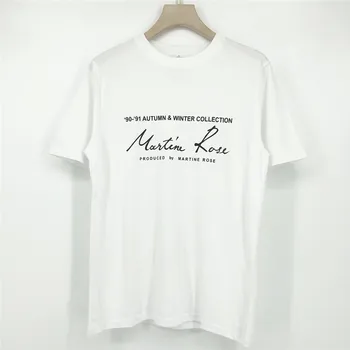 Martine Rose T shirt Muži Ženy 1:1 Vysoce Kvalitní Podpis Krátký Rukáv Topy Tričko muži oblečení harajuku