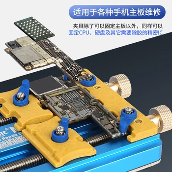 MECHANIK Univerzální PCB Držák Dvojité Ložisko Přípravek Přípravek pro iPhone Samsung Huawei Desce Pájecí Nástroje Přepracovat Platformy