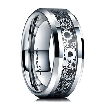 Osobnost prsten wolfram ocel módní všechny druhy módních doplňků, pánské a dámské univerzální single ring