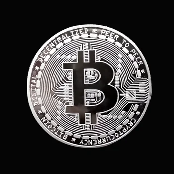 Pozlacené Bitcoin Mince Kreativní Suvenýry Btc Kovové Fyzické Sbírky Umělecká Díla, Starožitný Imitace Pamětní Bit Mince Dárek