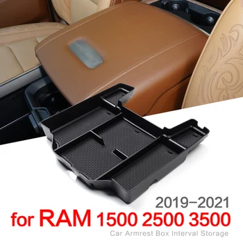Pro Dodge RAM 1500 2500 3500 2019 2020 2021 Auto Střední Loketní opěrka Úložný Box Středové Konzole Hrnou Organizátor Zásobník, Příslušenství