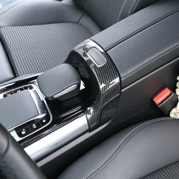 Pro Mercedes Benz B GLB Třídy W247 X247 2019 2020 Uhlíkových Vláken ABS Auto Interiér Loketní opěrka Box Přepnout Rám Kryt Čalounění