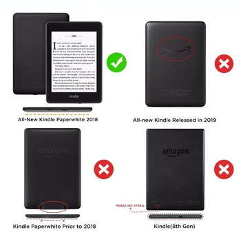 Pro Všechny-Nový Magnetický Chytrý Kryt Pouzdro Pro Amazon Nový Kindle Paperwhite 4 Pro Kindle 2018 10. Generace Případě