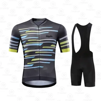 Ralvpha Cyklistický Dres 2021 Tým Letní Cyklistické Oblečení Obleky Nové MTB Cyklistické Bib Šortky Sady Triatlon Kolo Kit Ropa Ciclismo