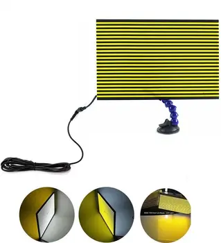Reflexní Tabule Světlo Lampa Nastavitelný Držák pro Auto Tělo dent Odstranění Žlutý Proužek Testovací Nástroj Paintless Dent Repair Kit