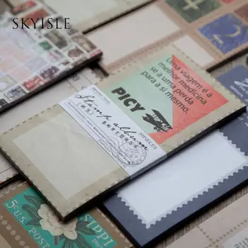 SKYISLE Razítko kolekce retro letectví staré album známek téma note book ruku účet collage diy dekorace zpráva materiál pap