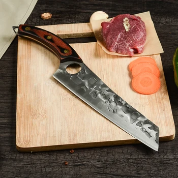 Sowoll Vaření Nůž Kuchyňský 8.5 Inch Z Nerezové Oceli, Šéfkuchaře Nože Full Tang Kované Hovězího Masa, Zeleniny Kráječ Fréza Nástroj Nůž