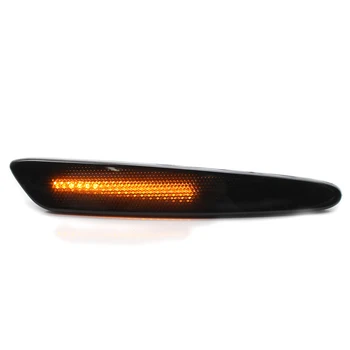 Tekoucí LED Kouřová skla Boční Obrysové Svítilny GM2551196 GM2550196 pro Chevrolet Corvette, Série Přední Boční Obrysové Svítilny