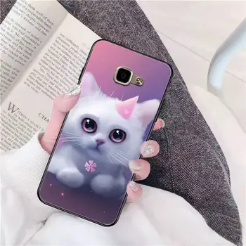 TOPLBPCS Roztomilé Zvíře Kočka Telefon Pouzdro pro Samsung A30s 51 71 10 70 20 40 20 31 10s A7 A8 2018