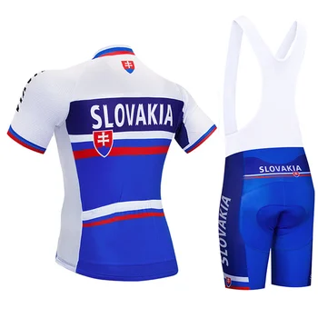 Tým SLOVENSKA Cyklistické Oblečení 9D Sada MTB Dres Cyklistické Oblečení, Ropa Ciclismo Quick Dry Cyklistické Oblečení Pánské Krátké Maillot Culotte