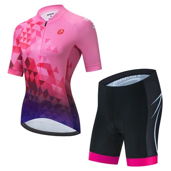 Vd 2021 Nové Cyklistické Oblečení Žen Pro Team Krátký Rukáv Jersey Set Silniční Kolo, Krátké Šaty, Letní Kolo, Triatlon Cyklu Tričko