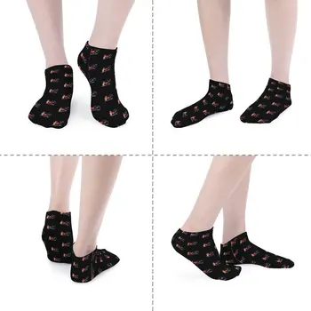 Vinyl Záznam Ponožky Pár Outdoorové Ponožky Protiskluzové Kresby Velkých Chemických Vláken Odpovídající Ponožky