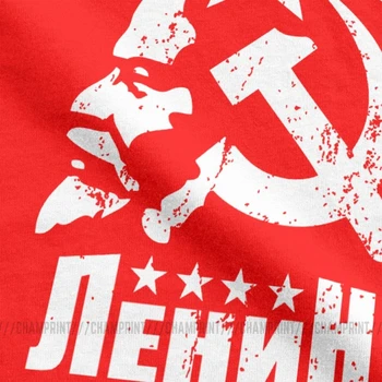 Vladimir Iljič Lenin Pánské Trička CCCP SSSR T-Shirt Bolševické Revoluce Oblečení Komunismu, Marxismu, Socialismu Tričko