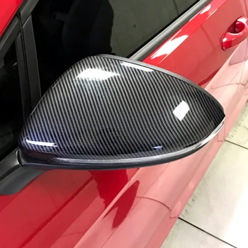 Zpětné Zrcátko Kryt Boční Křídlo Zadní Zrcátko Případě Pokrývá Lesklý Černý Pro VW GOLF 7 MK7 MK7.5 GTI R. GTE GTD 2013-2018
