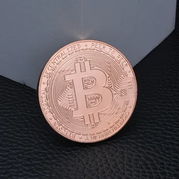 1KS Kreativní Suvenýr Pozlacené Bitcoin Mince Sběratelské Skvělý Dárek Bit Mince Sbírka Umění Fyzické Zlato, Pamětní Mince
