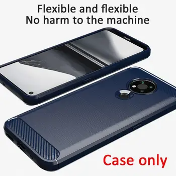 1ks Případě Pouze Pro Silikonové Kartáčovaný Pro Nokia 3.4 Anti-DroP Telefon Případě All-Inclusive Case TPU Mobilní 3.4 Mobilní Telefon Pro N I8K2