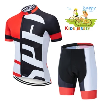 2020 Děti, Cyklistické Oblečení Letní Děti Jersey Set Prodyšné Cyklistické Oblek Krátký Rukáv Oblečení MTB dětské Cyklistické Oblečení oblek