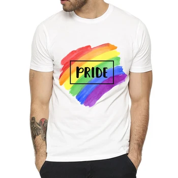 2020 NOVÉ Pánské Print T-shirtsGay Láska Lesbické Rainbow Design pro Muže a Ženy Příležitostné Letní láska Je Láska Tričko Unisex Oblečení
