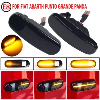 2ks LED Boční Obrysové Světlo, Tekoucí Vody Indikátor směrových Světel Pro Fiat Panda II, III Hatchback(169,312, 319) 2003.09-2019