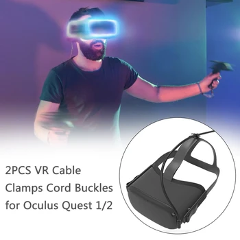2KS VR Kabelové Svorky Kabel Přezky Datový Kabel Pro Oculus Quest 1/2 Odkaz Standardní VR Headset Kabelové VR Příslušenství Kabelové Svorky