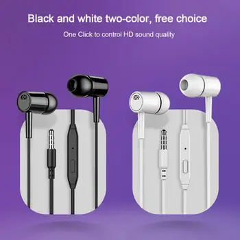 3,5 mm In-Ear Sluchátka Bass Stereo Sluchátka Headset Sluchátka S Dálkovým Mic Pro Iphone Samsung, Huawei, Xiaomi, Vivo