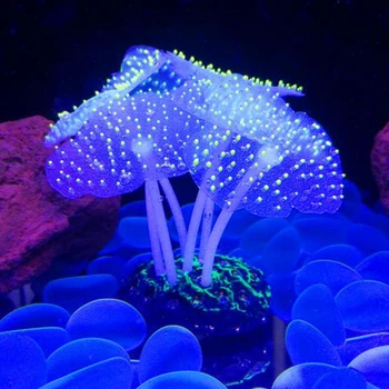 Akvárium Světelný Simulace Rostlinné Dekorace Moře Sasanka Ryby Nádrž Vysoká, Vybavení, Umělá Akvarijní Rostlina, Rybářské Příslušenství