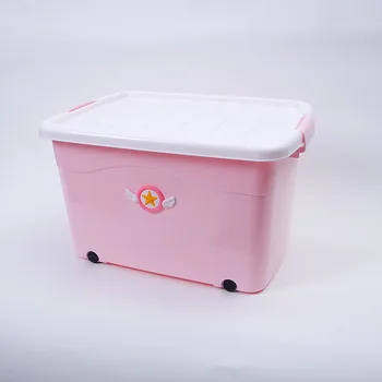 Anime Karikatura Card Captor Sakura Růžové Šaty Drobnosti Úložný Box s Víkem Dívka Domácnost, Plastové Úlomky, Boxy, Make-up Organizátor