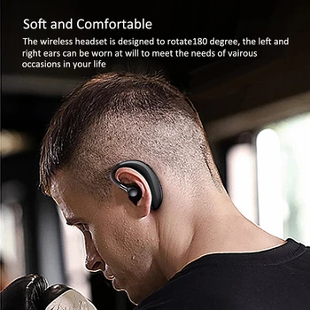 Bluetooth Sluchátka sluchátka Handsfree Držák Bezdrátový headset Disk Zavolat Sportovní Sluchátka S Mic Pro Všechny Chytré Telefony