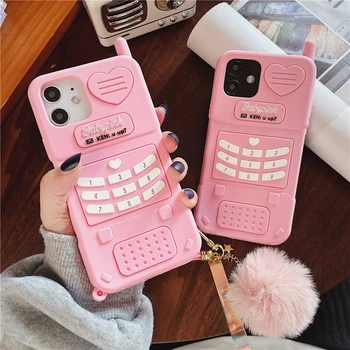 Cute Pink láska srdce Měkké Silikonové Telefon Pouzdro Pro OPPO Reno 5 8 4 3 Pro SE 2X 2 Z K1 K7 K5 K3 R9 R11, R17 A77 X20plus Z1X lqqneo3