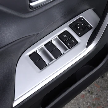 Dveře auta, Loketní opěrka Panel Spínač Okna Výtah Tlačítka, Kryty Střihu Pro Toyota RAV4 RAV 4 2019 2020 2021 XA50 ABS Interiérové Doplňky
