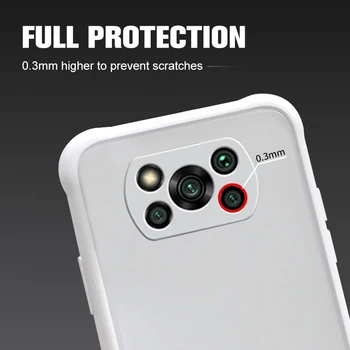 Fotoaparát Nárazuvzdorné ochranné Pouzdro Pro Xiaomi Phonephone Poco X3 pro NFC POKO Poco X 3 3X pro Matný Silikonový Zadní Kryt Telefonu