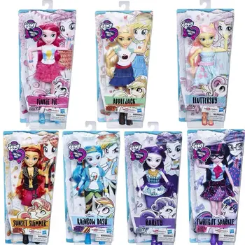 Hasbro My Little Pony Equestria Girls 11-Palcový Rarity, Applejack, Rainbow Dash, Pinkie Pie Akční Obrázek Kolekce Model Panenka Hračka