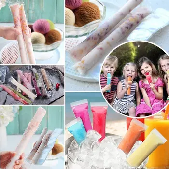 Jednorázové Ice Popsicle Forem Tašky BPA Zdarma Candy kryokomory Občerstvení Maker Pouzdro Zmrazit Objeví