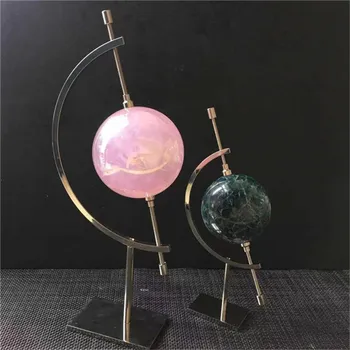 Lidových Řemesel kovový držák stříbrné křišťálové koule, stojan nezahrnuje míč pro domácí dekoraci
