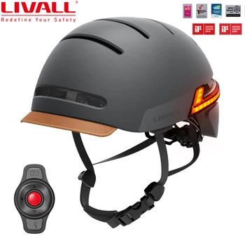 LIVALL&SMART4U NOVÉ BH51M Inteligentní Kole Helmu Bluetooth Cyklistická Přilba s Auto Senzor LED Stranách Vestavěný Mikrofon Reproduktory SOS Alert