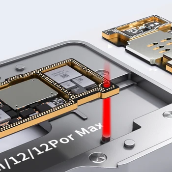 MX-V6 XZZ V10 10 v 1 BGA Výsadbu Plechové Šablony, Střední Rám Pro iPhone X 12 Pro Max Jako Qianli Reballing Platforma Mijing Z20
