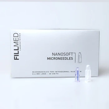 Nanosoft Fillmed Microneedles Filorga 34G Nanosoft Jehly 3pin 0,6 mm pro Proti Stárnutí Kolem Očí a Krku Linky