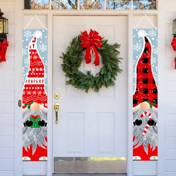 Nové Vánoční Dveře, Banner, Vánoční Ozdoby pro Domácí Venkovní Závěsné Vánoční Ozdoby, Vánoční Dárky Vánoce a Nový Rok 2021