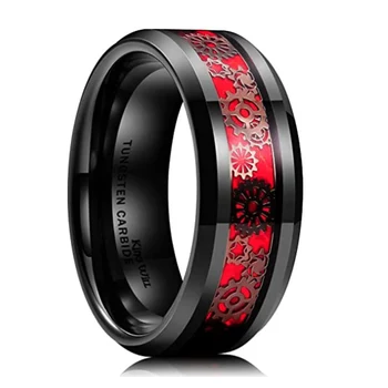 Osobnost prsten wolfram ocel módní všechny druhy módních doplňků, pánské a dámské univerzální single ring