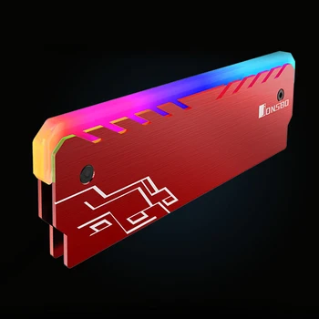 Praktický RGB RAM Heatsink Klasický Odolný Multi-funkční DDR paměti DDR3 DDR4 Paměti Chlazení Teplo Rozmetadla pro Stolní Počítač