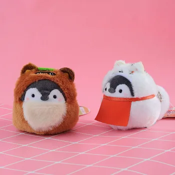 Roztomilý Koupen Chan Penguin Plyšové Panenky Kreslené Anime Plyšové Hračky Kawaii Zvířat Klíčenka Bag Přívěsek Děti Uklidňující Hračka Dárek pro Dívky