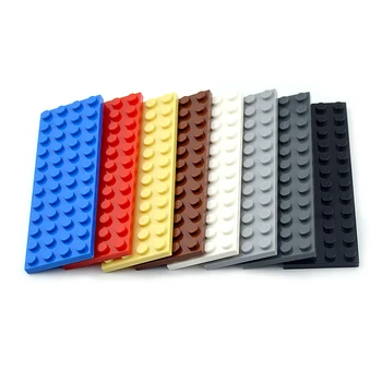 Tenké Postavy Cihly 10pcs DIY Stavební Bloky 4x12 Tečky Vzdělávací Kreativní Velikost Kompatibilní s Všechny značky, Plastové Hračky pro Děti