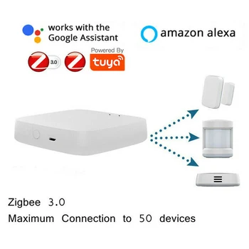 Tuya ZigBee Inteligentní Brána Hub Smart Home Most Smart Life APP Bezdrátový Dálkový Ovladač Pracuje s Alexa Google Domov