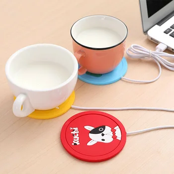 USB Power Suply Čaj Šálek Kávy Hrnek Teplejší Topení Cup Pad Mat Dráhy pro Office DAG-lodi